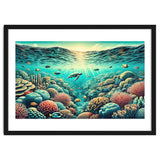 Vintage Australia, Great Barrier Reef Poster thumbnail
