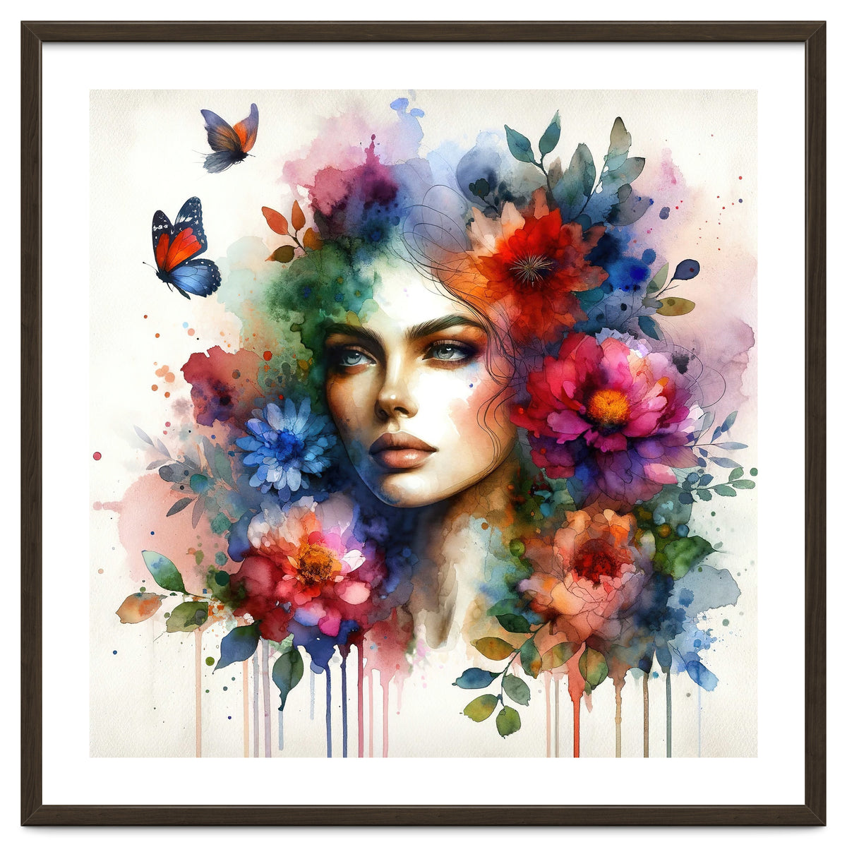 Ethereal Floral Portrait