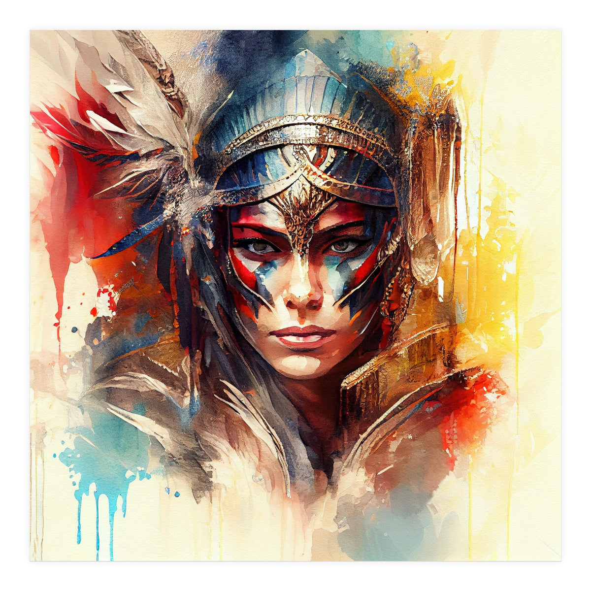 Powerful Warrior Woman #5 (Print Only)