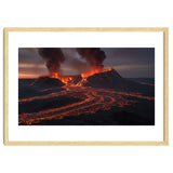Volcanic Fury: Erupting Mountain Landscape thumbnail