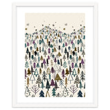 Mountain Forest Trees Winter thumbnail