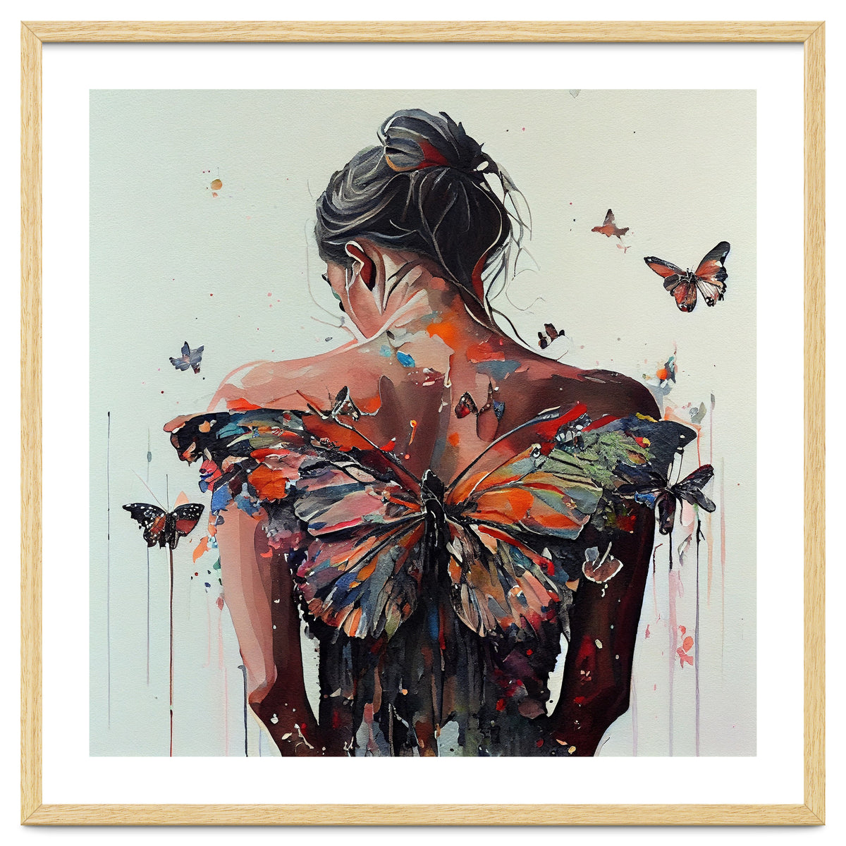 Powerful Butterfly Woman Body #5