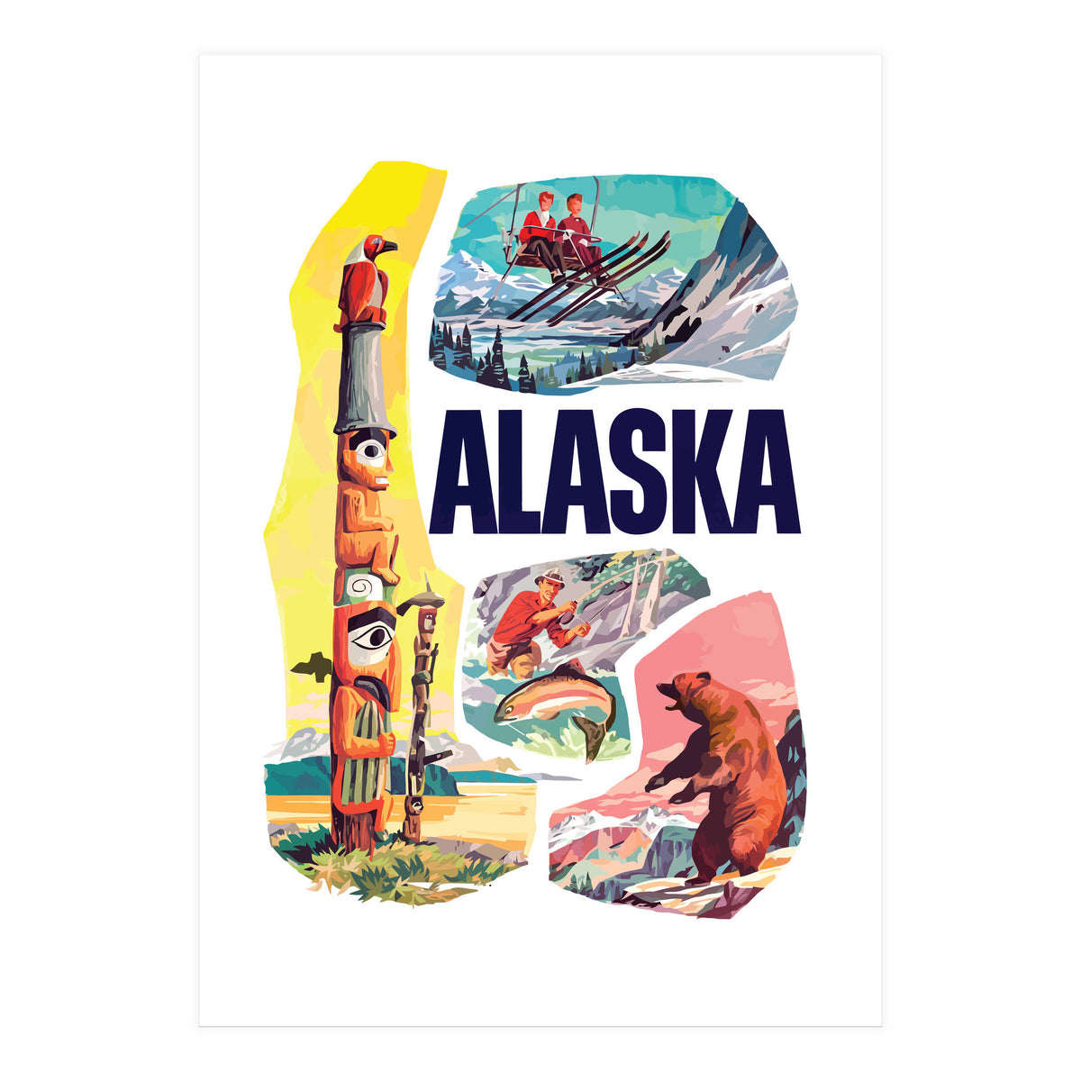 Alaska, Tourist Attractions (Print Only)