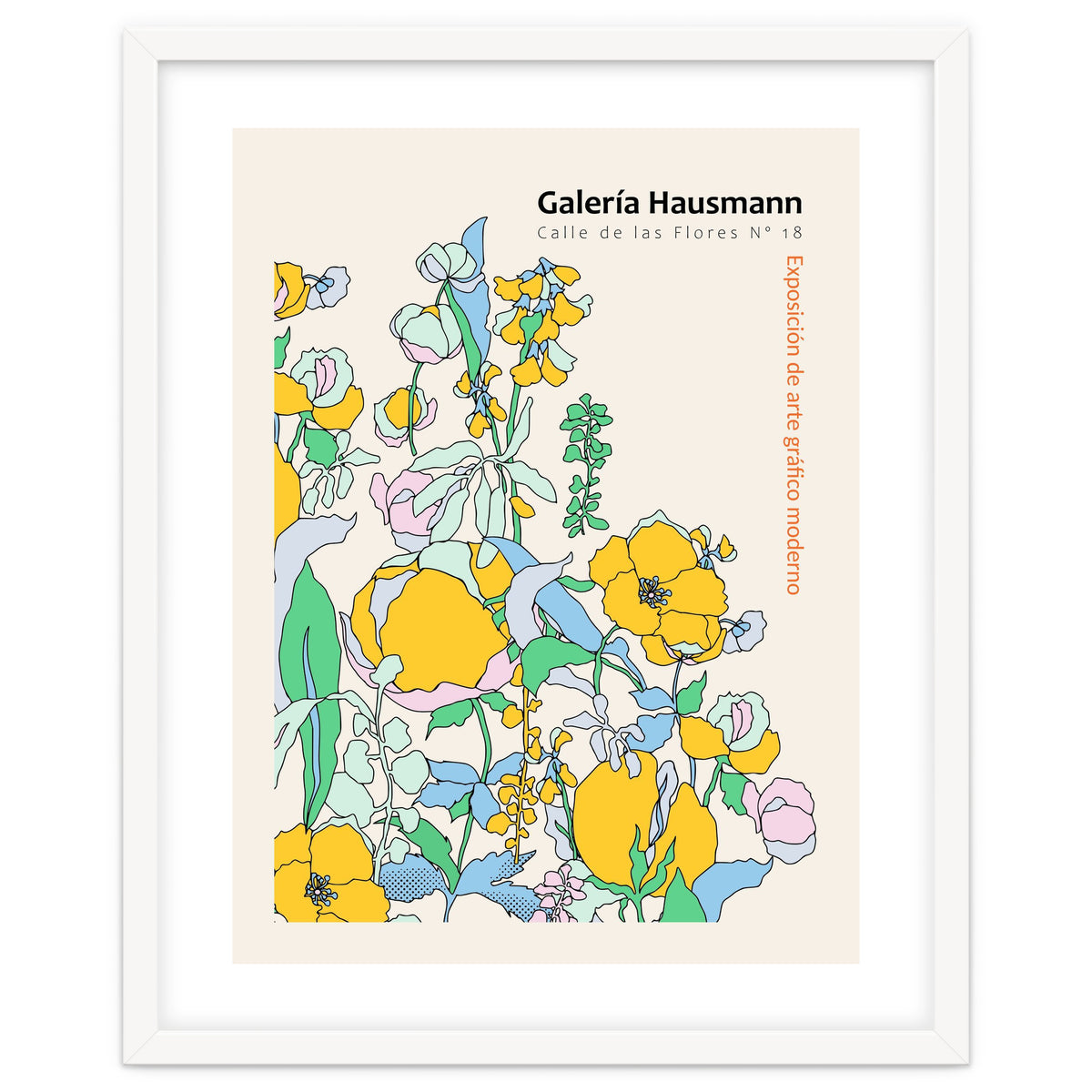 Exhibition of modern graphic art Madrid