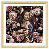 Woman with Ermine And flowers thumbnail