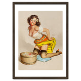 Pinup Girl Bobbing For Apples thumbnail