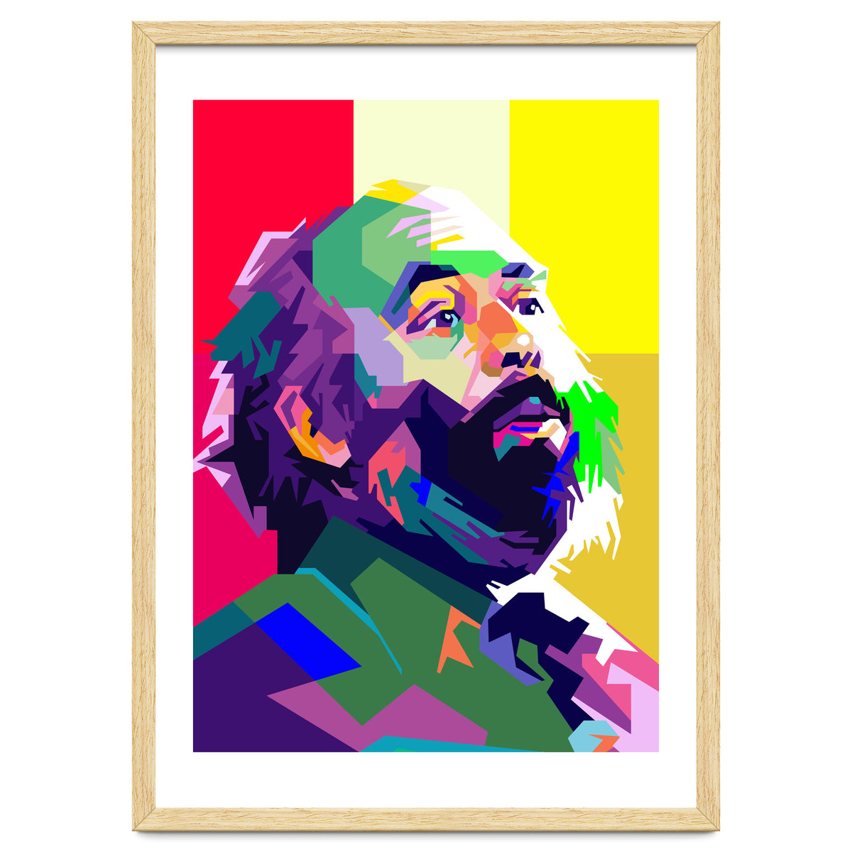 Luciano Pavarotti Opera Musical Pop Art WPAP