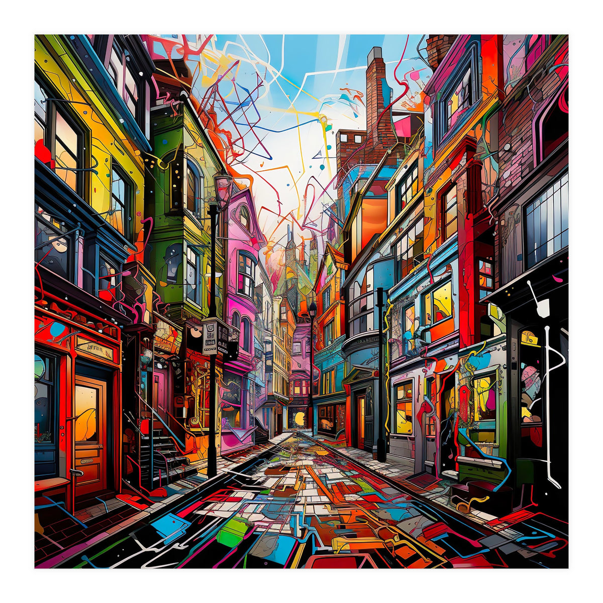 Soho Compton St (Print Only)