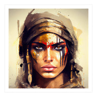 Powerful Egyptian Warrior Woman #4 (Print Only)