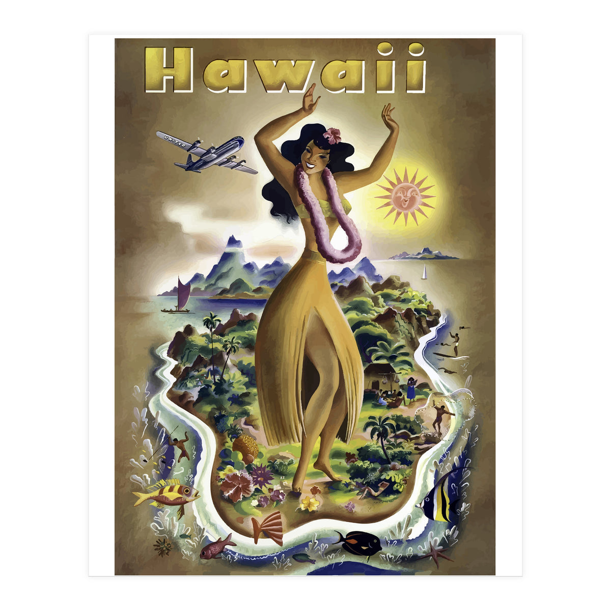 Hawaii Island (Print Only)