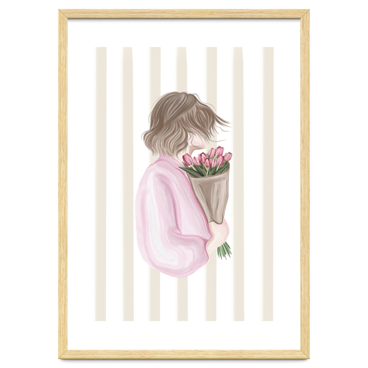 The Girl With The Tulips