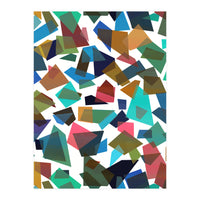 Geometric Squares Collage Colorful (Print Only)
