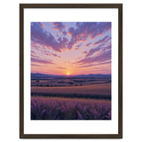 Serene Lavender Fields at Golden Hour Sunset thumbnail