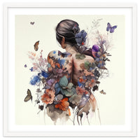 Watercolor Butterfly Bouquet