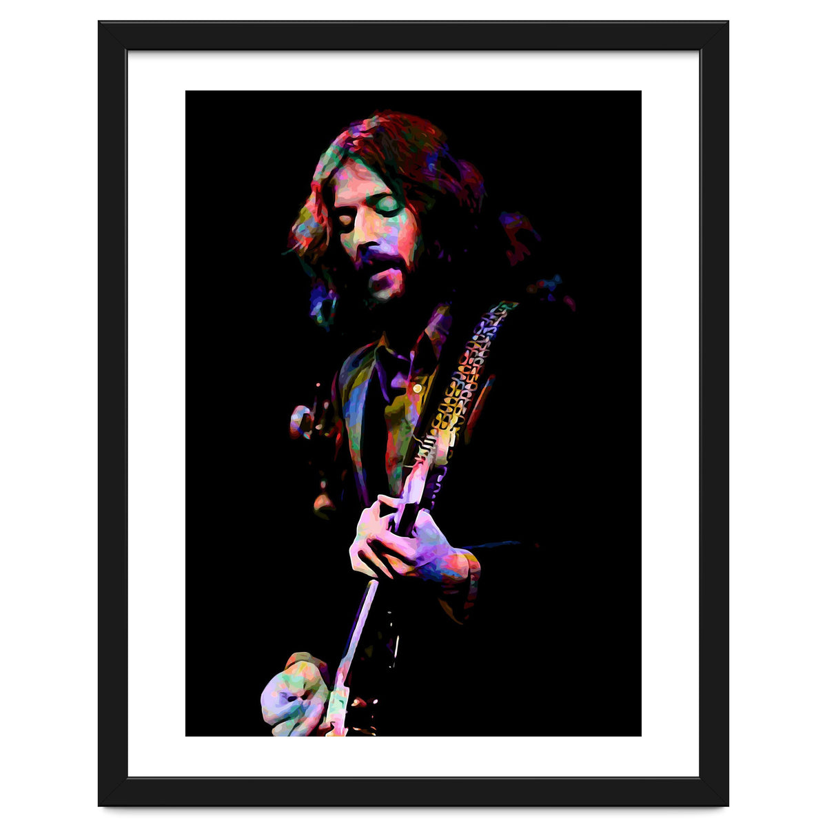 Eric Clapton Rock and Blues Guitarist Legend v3