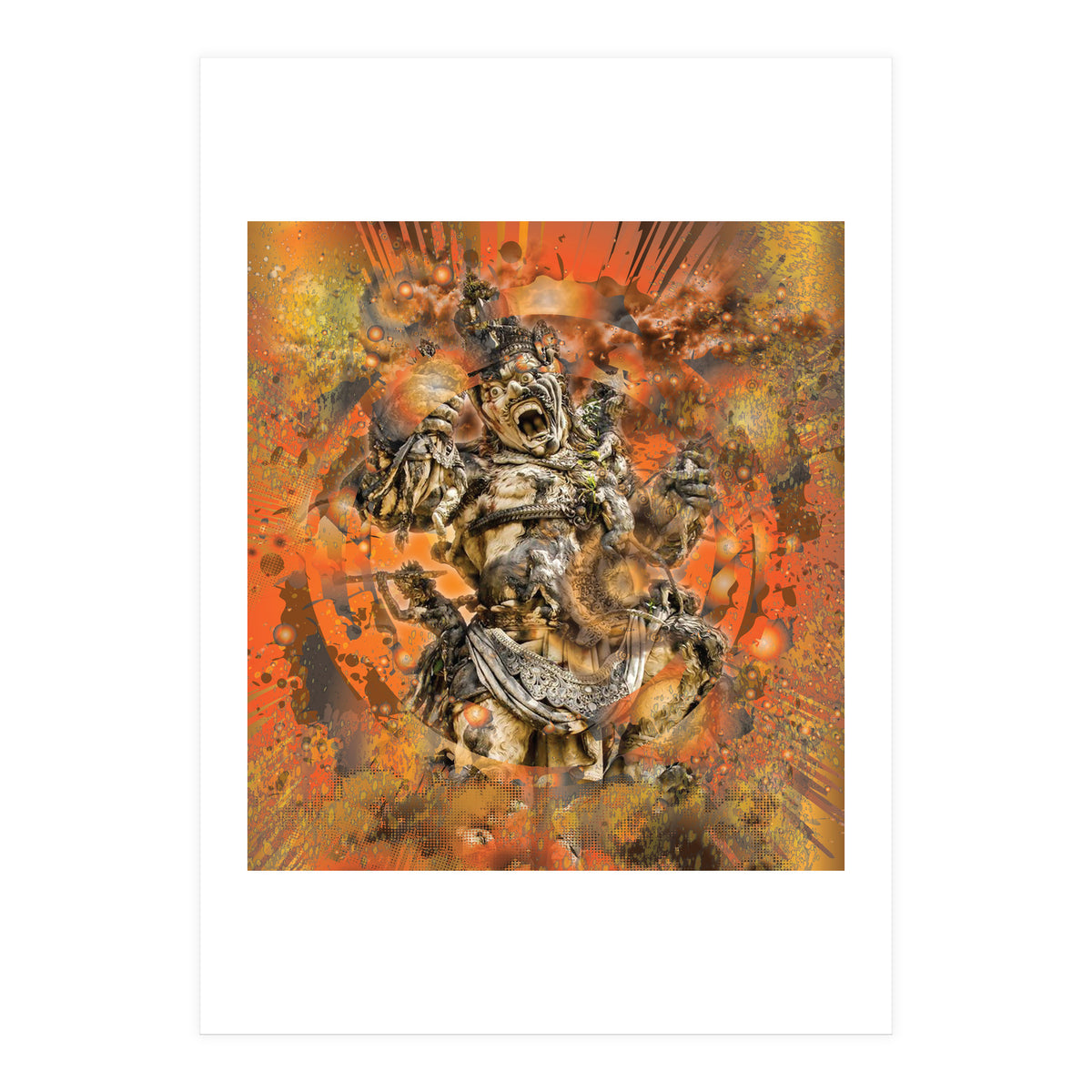 Hindu Monkey God (Print Only)