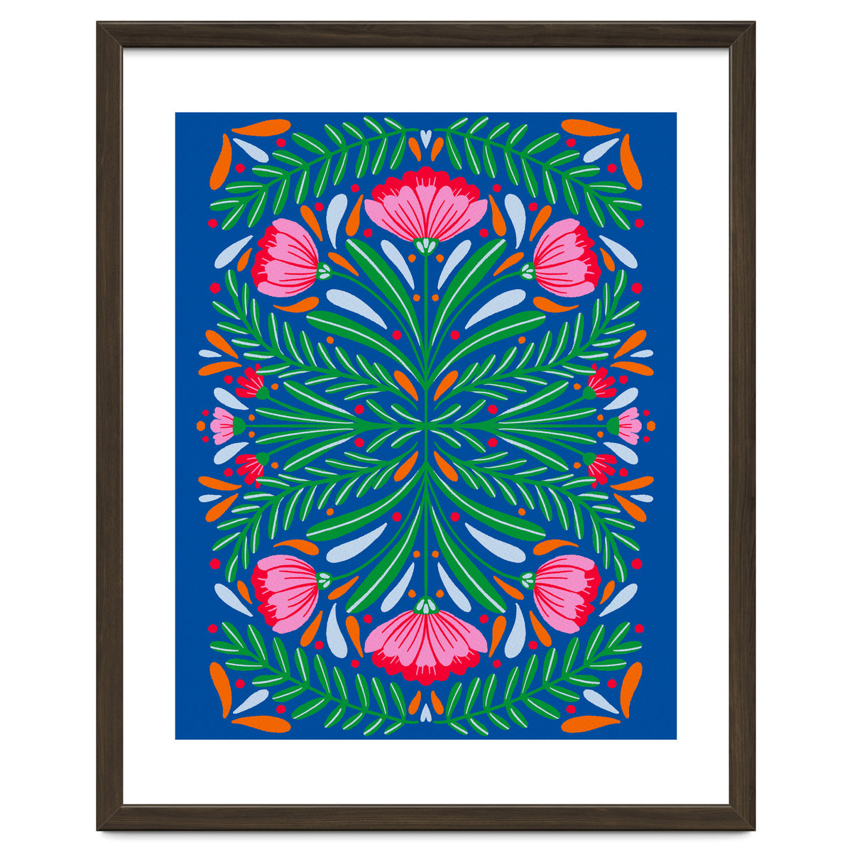 Bold Symmetrical Flowers