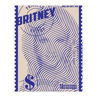 Britney Spears Stamps Art (Print Only)