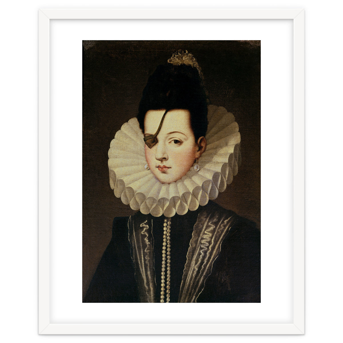 'Ana de Mendoza, Princess of Eboli', 16th century. ALONSO SANCHEZ COELLO. PASTRANA DUQUESA DE.