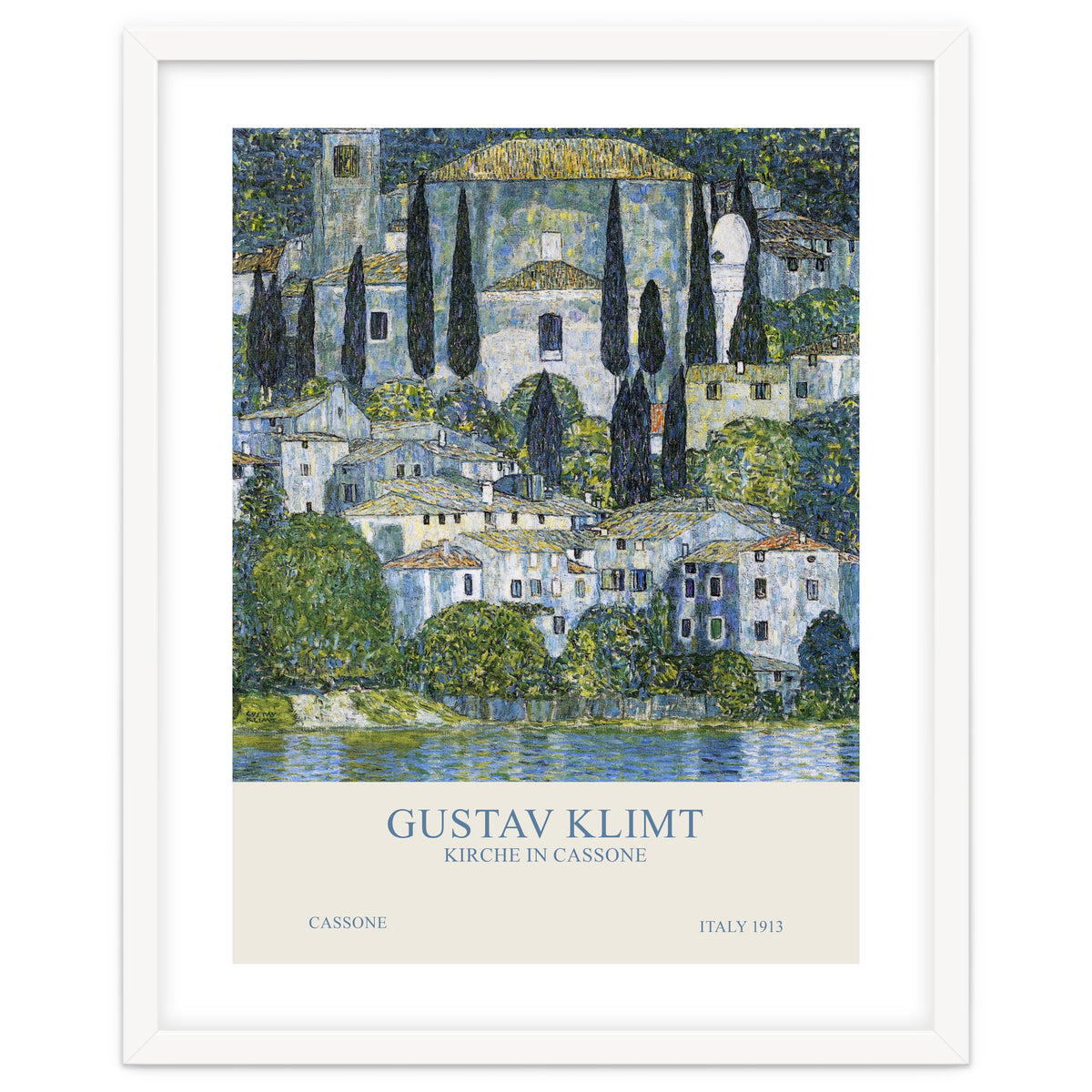 Gustav Klimt - Kirche in Cassone