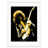 Jimmy Page American Rock Band Guitarist Legend in Pop Art thumbnail