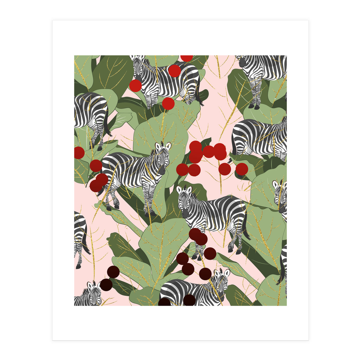 Zebra Harem #society6 #decor #buyart (Print Only)
