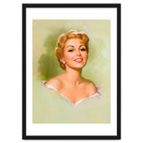 Pinup Blonde Girl Portrait thumbnail