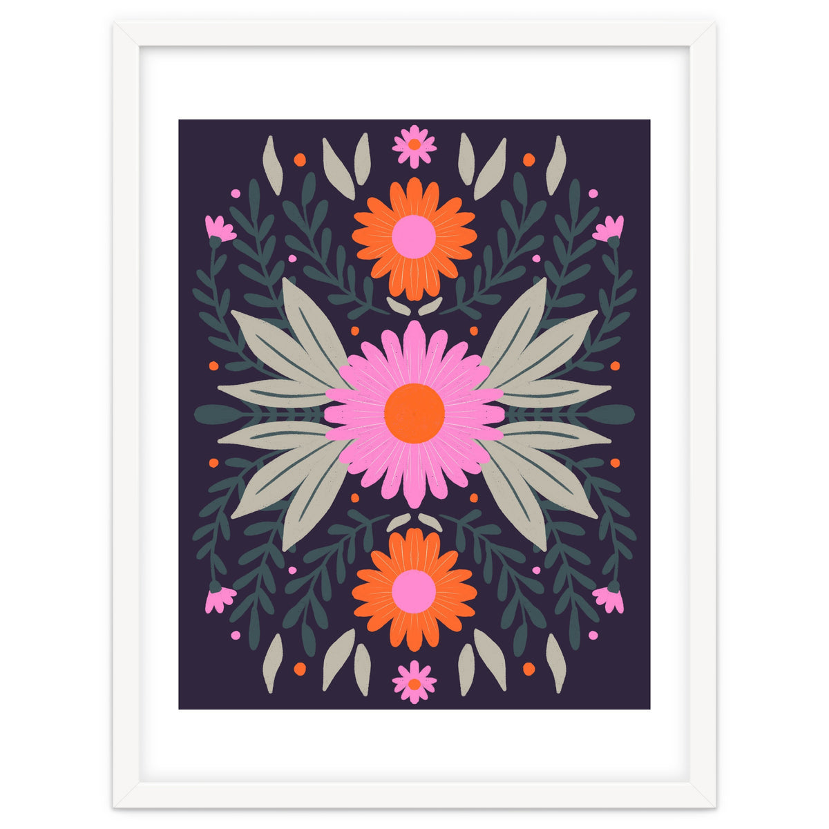 Pink And Orange Flowers