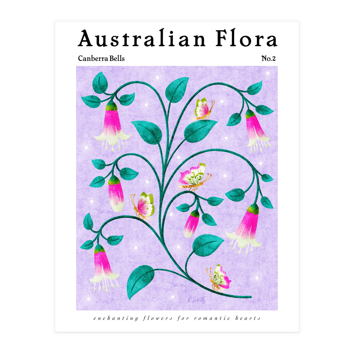 Australian Flora: Canberra Bells (Print Only)