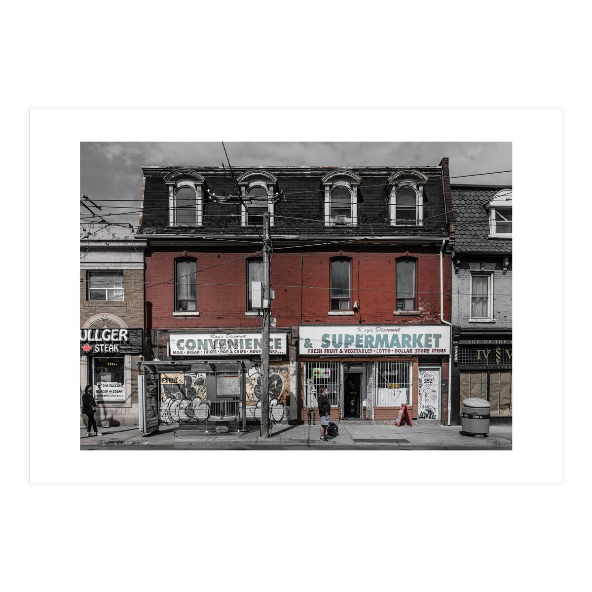 Nos 350 - 352 Queen St E 1 Color Version (Print Only)