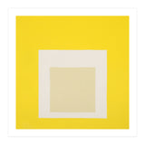 JOSEF ALBERS - HOMAGE TO THE SQUARE YELLOW WHITE (Print Only) thumbnail