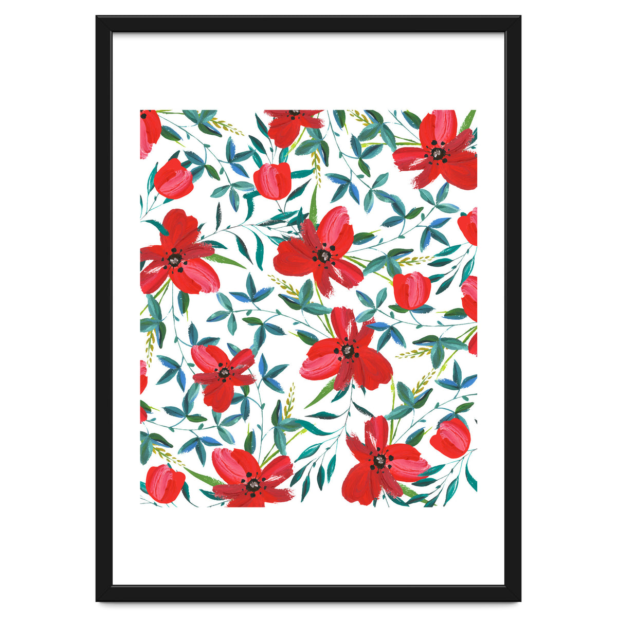 Red Blossom #society6 #decor #buyart