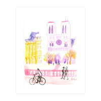 Paris Notre-dame Pink (Print Only)