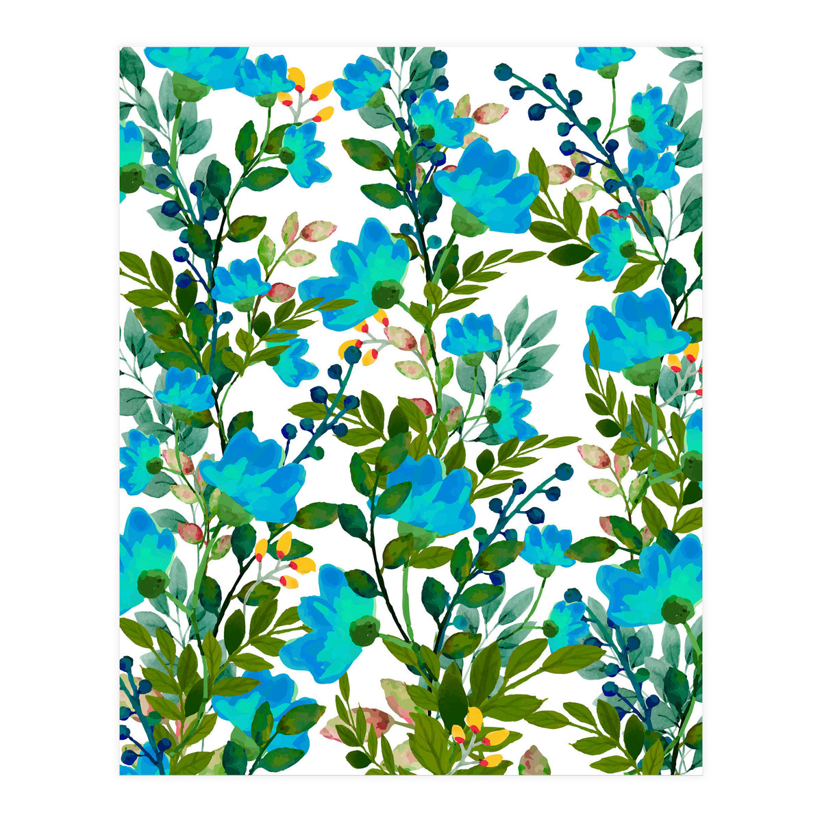 Blue #society6 #decor #buyart (Print Only)