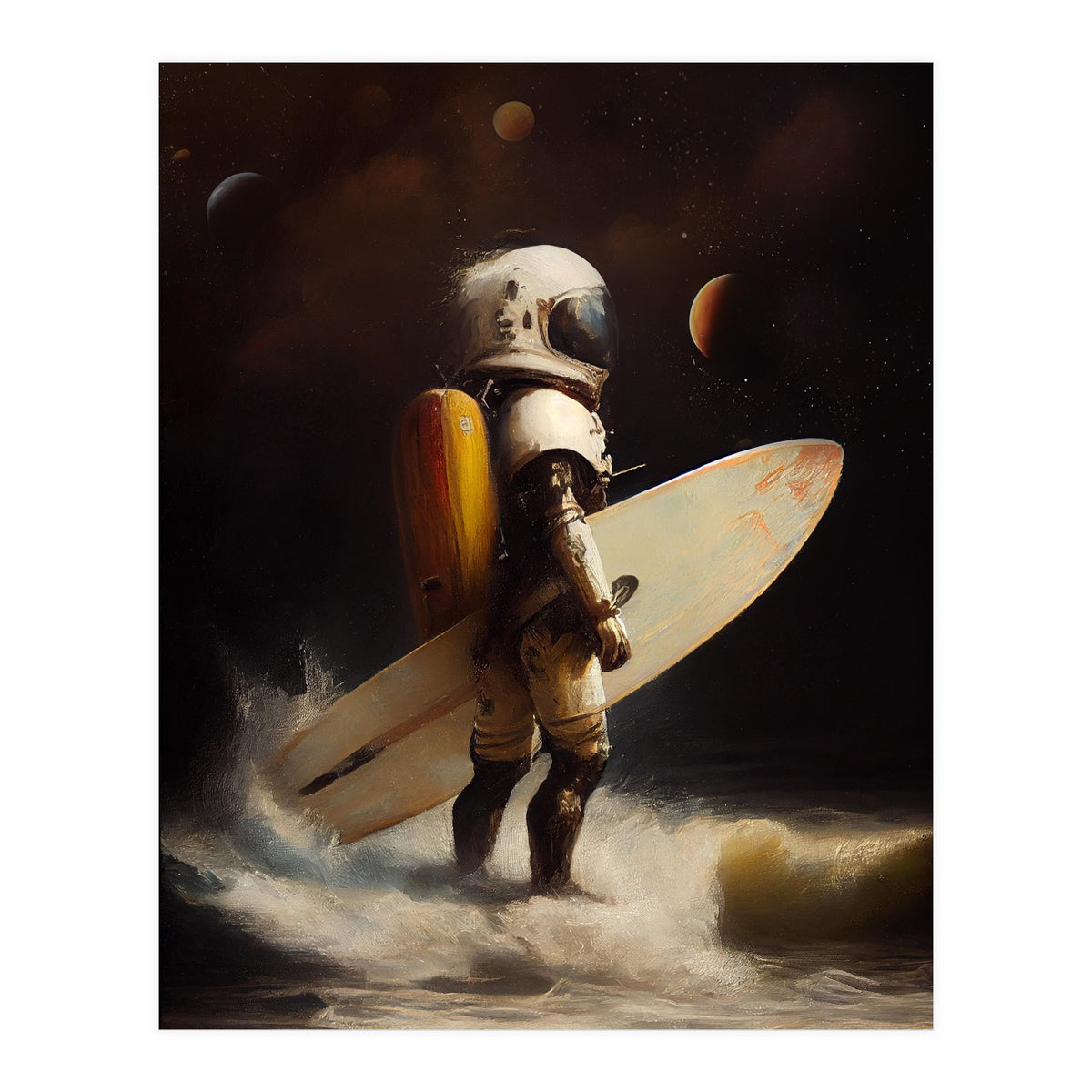 My Space Surfing Day (Print Only)