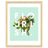 Flourish #society6 #buyart #typography #artprint thumbnail
