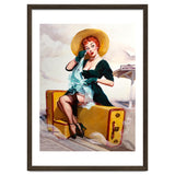 Pinup Sexy Girl Left At The Bus Station thumbnail