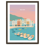 Amalfi Coast Italy Travel Postcard thumbnail