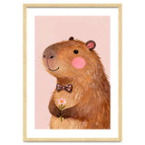 Capybara Kindergarten Nursery Art thumbnail