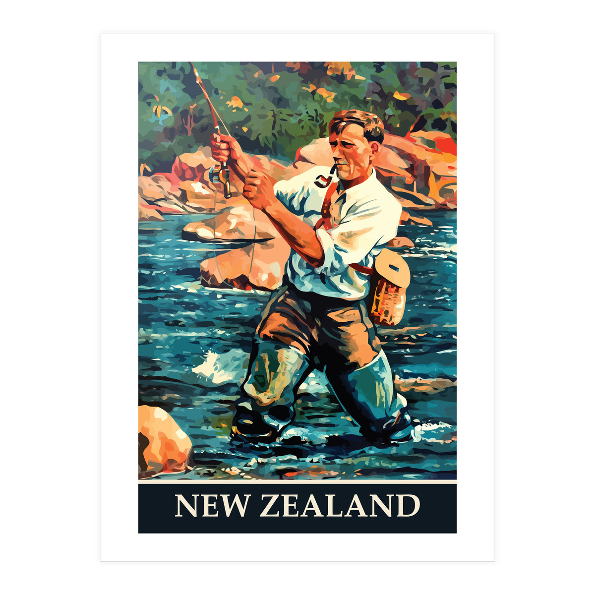 New Zealand Fishing (Print Only)