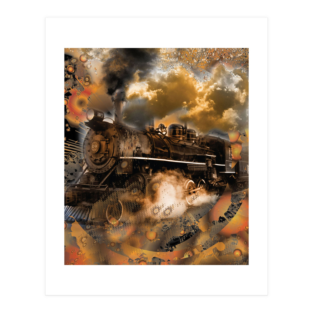 Steam Locomotive (Print Only)