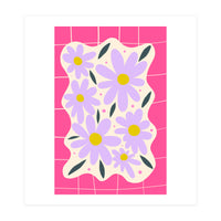 Modern Grid Floral (Print Only)