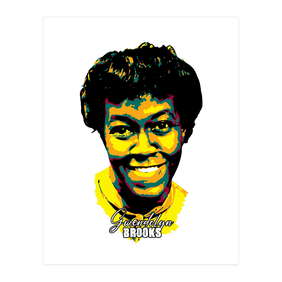 Gwendolyn Brooks American Poet Legend (Print Only)