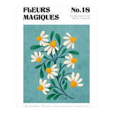 Magical Flowers No.18 Duck Egg Daisies (Print Only) thumbnail