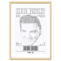 Receipt Art Elvis Presley