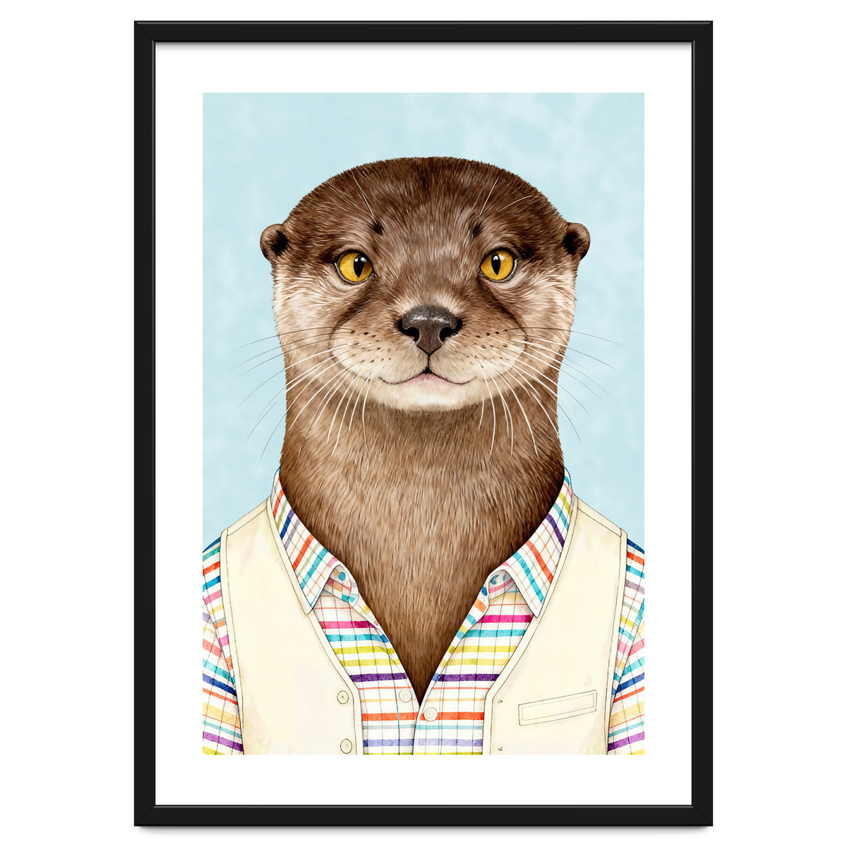 Otter Portrait in Jacket