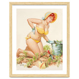 Beautiful Chubby Girl In The Garden thumbnail