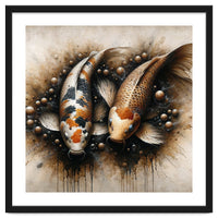Powerful Koi Fish Pair