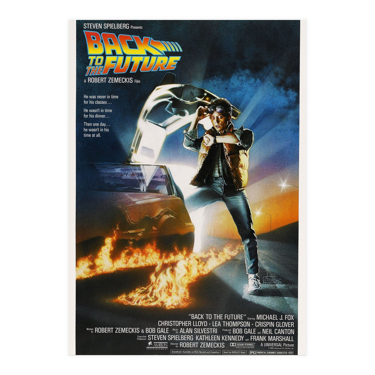 BACK TO THE FUTURE (1985), directed by ROBERT ZEMECKIS. (Print Only)