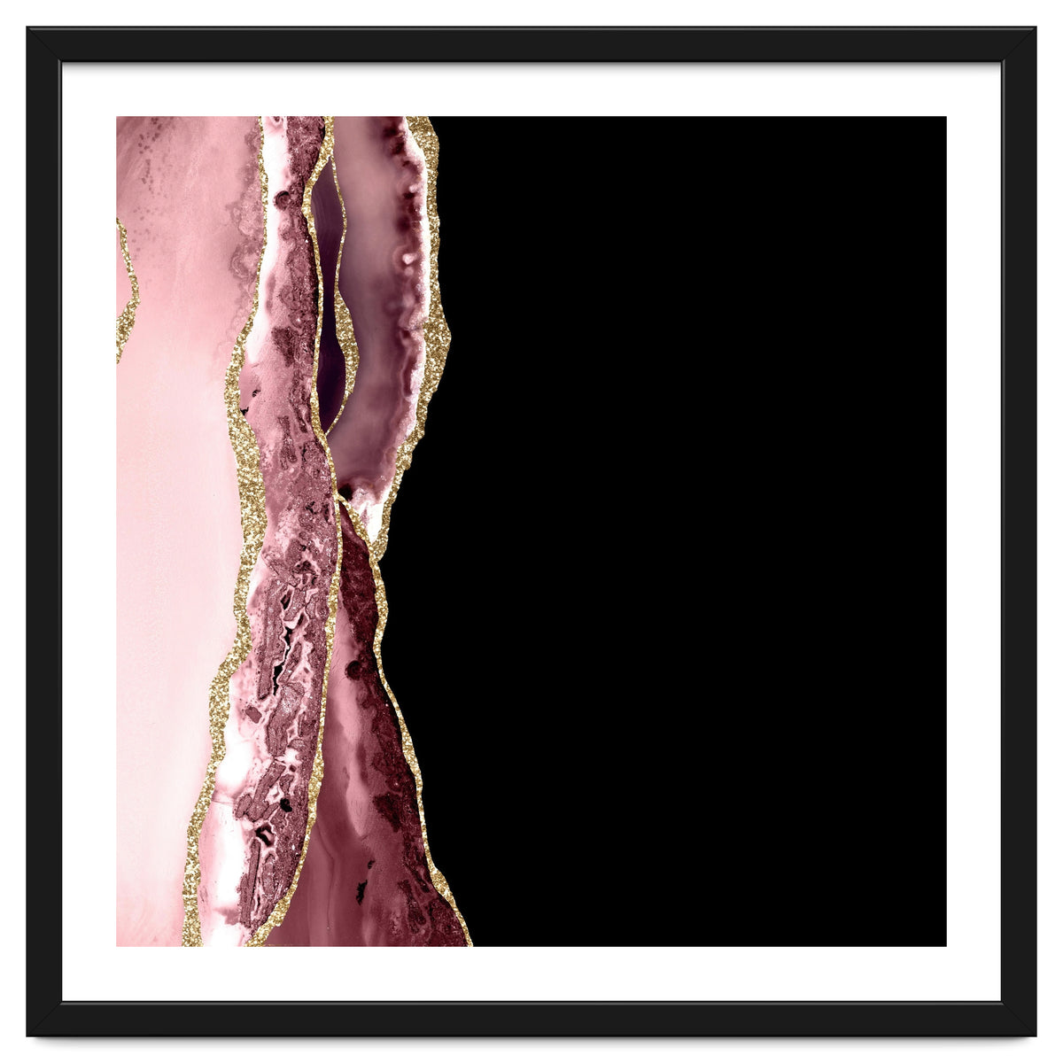 Blush & Gold Agate Texture 04